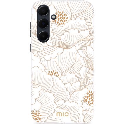 MIO Samsung Galaxy A55 MagSafe Hülle Hardcase Backcover - White Roses