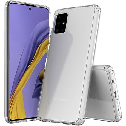 Mobigear Crystal Durchsichtig Samsung Galaxy A71 Hülle Hardcase Backcover - Transparent