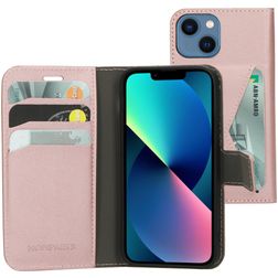 Mobiparts Classic Wallet iPhone 13 Mini Klapphülle Portemonnaie - Pink