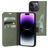 Mobiparts Classic Wallet iPhone 14 Pro Hülle Klapphülle Geldbörse - Stone Green