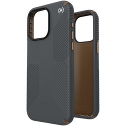 Speck Presidio2 Grip iPhone 15 Pro Max Hülle Hardcase Backcover Stoßfest - Charcoal Grey
