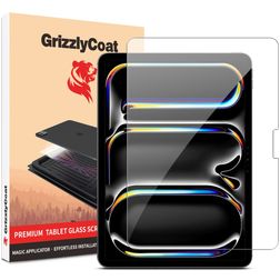 GrizzlyCoat Magic Applicator iPad 11 (2025) Panzerglas Gehärtetes Glas Displayschutz - Hüllenfreundlich + Applikator
