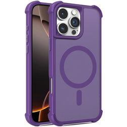 Mobigear Armor Shield iPhone 16 Pro MagSafe Hülle Hardcase Backcover - Lila