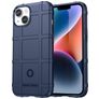 Mobigear Rugged Shield iPhone 15 Plus Hülle Flexibles TPU Backcover Stoßfest - Blau