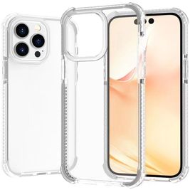 Mobigear Full Bumper iPhone 14 Hülle Hardcase Backcover Stoßfest - Weiß
