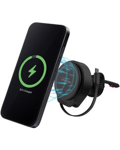 Mobilize Retractable Cable MagSafe Autohalterung Lüftungsgitter Magnetisch Universal - Schwarz