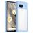 Mobigear Crystal Google Pixel 7a Hardcase Backcover - Transparent / Blau
