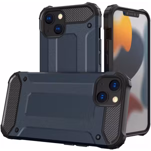 Mobigear Outdoor iPhone 15 Plus Hülle Hardcase Backcover Stoßfest - Marineblau