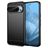 Mobigear Brushed Slim Google Pixel 9 Hülle Flexibles TPU Backcover - Schwarz