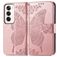 Mobigear Butterfly OPPO Reno 12 Pro Klapphülle Portemonnaie - Roségold