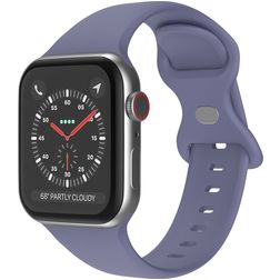 Mobigear Sport Dual Silikon Apple Watch Armband Drückerschließe - 49/46/45/44 mm - Blau