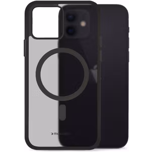 Mobilize Hybrid iPhone 12 MagSafe Hülle Hardcase Backcover Stoßfest - Schwarz