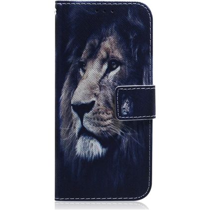 Mobigear Design Samsung Galaxy S10 Lite Hülle Klapphülle Geldbörse - Löwe