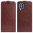 Mobigear Samsung Galaxy M22 Hülle Flipcase - Braun