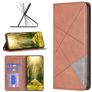 Mobigear Rhombus Slim Google Pixel 7 Hülle Klapphülle - Braun