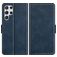 Mobigear Slim Magnet Samsung Galaxy S22 Ultra Hülle Klapphülle Geldbörse - Blau