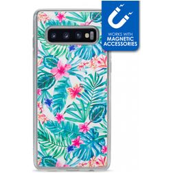 My Style Magneta Samsung Galaxy S10 Hülle Flexibles TPU Backcover - Jungle
