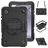 Mobigear SureGrip Xtreme Samsung Galaxy Tab A9 (2023) Hülle Kunststoff,Silikon Backcover + Schulterträger + Ständer - Schwarz