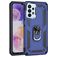Mobigear Armor Ring Samsung Galaxy A23 Hülle Hardcase Backcover Stoßfest mit Ringhalter - Blau