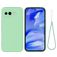 Mobigear Rubber Touch Google Pixel 10a Silikon Hülle Backcover - Grün
