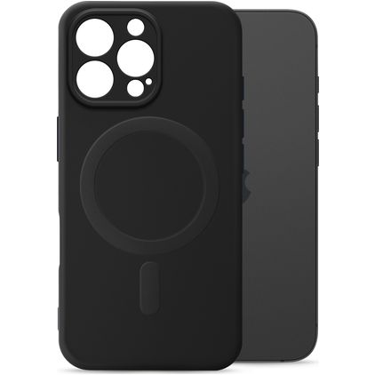 My Style Protective Flex iPhone 16 Pro MagSafe Hülle Flexibles TPU Backcover - Schwarz