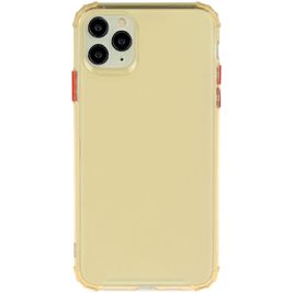 Mobigear Cushion iPhone 12 Pro Max Hülle Flexibles TPU Backcover Stoßfest - Gold