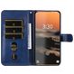 Mobigear Zipper Samsung Galaxy S23 Ultra Hülle Klapphülle Geldbörse - Blau