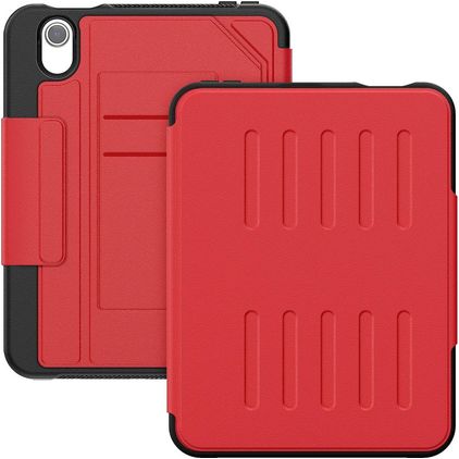 Mobigear Magnetic Folio iPad Mini 7 (2024) Hülle Klapphülle + Stifthalter - Rot