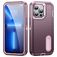 Mobigear Rugged Stand iPhone 14 Pro Hülle Hardcase Backcover Stoßfest mit Ständer - Lila