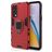 Mobigear Armor Ring OnePlus Nord 2 Hardcase Backcover Shockproof mit Ringhalter - Rot