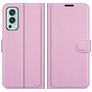 Mobigear Classic OnePlus Nord 2 Hülle Klapphülle Geldbörse - Pink