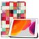 Mobigear Tri-Fold iPad 7 (2019) Hülle Klapphülle - Mosaik