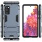 Mobigear Armor Stand Samsung Galaxy S20 FE Hülle Hardcase Backcover Stoßfest mit Ständer - Blau