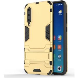 Mobigear Armor Stand Xiaomi Mi 9 SE Hülle Hardcase Backcover Stoßfest mit Ständer - Gold Mobigear Armor Stand Xiaomi Mi 9 SE Hülle Hardcase Backcover Stoßfest mit Ständer - Gold