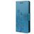 Mobigear Flowers Xiaomi Redmi Note 10 5G Klapphülle Portemonnaie - Blau