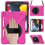 Mobigear SureGrip XGuard iPad 7 (2019) Hülle Kunststoff,Silikon Backcover + Stifthalter + Schulterträger + Ständer - Pink