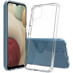 Mobigear Crystal Transparent Samsung Galaxy A12 Hardcase Backcover - Transparent