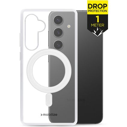 Mobilize Naked Protection Durchsichtig Samsung Galaxy S24 MagSafe Hülle Hardcase Backcover Stoßfest - Transparent