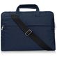 Mobigear Denim Zipper Laptop Umhängetasche 13 - 14 Zoll Laptoptasche - Marineblau