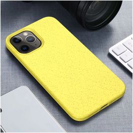 Mobigear Bio iPhone 12 Pro Max Hülle Umweltfreundliches Backcover - Gelb