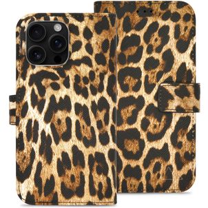 My Style Flex Wallet iPhone 16 Pro Max Hülle Klapphülle Geldbörse - Wild Leopard