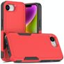 Mobigear Heavy Armor iPhone 17e Hülle Hardcase Backcover Stoßfest - Rot