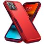 Mobigear Heavy Armor iPhone 14 Plus Hülle Hardcase Backcover Stoßfest - Rot