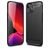 Mobigear Brushed Slim iPhone 14 Hülle Flexibles TPU Backcover - Schwarz