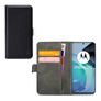 Mobilize Classic Gelly Wallet Motorola Moto G72 Hülle Klapphülle Geldbörse - Schwarz