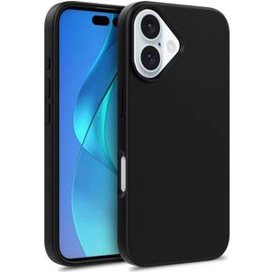 Mobigear Bio iPhone 16 Plus Hülle Umweltfreundliches Backcover - Schwarz