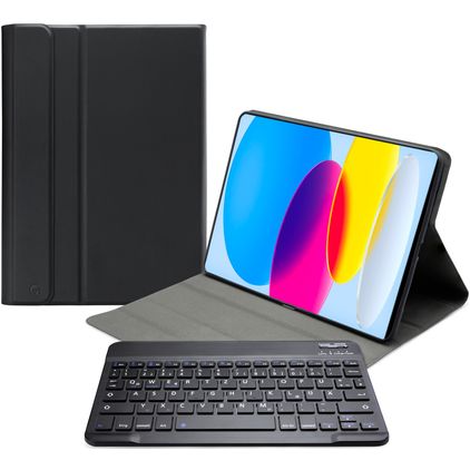 Mobilize Detachable Bluetooth Keyboard iPad 10 (2022) Hülle QWERTZ Bluetooth Tastatur Klapphülle - Schwarz
