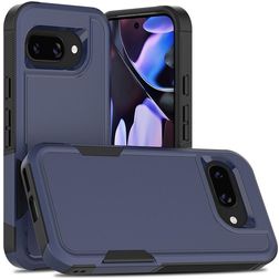 Mobigear Heavy Armor Google Pixel 9a Hülle Hardcase Backcover Stoßfest - Dunkelblau