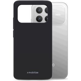 Mobilize Rubber Gelly POCO F8 Pro Hülle Flexibles TPU Backcover - Schwarz