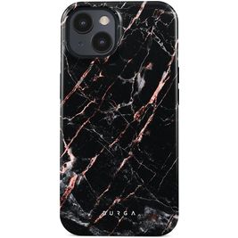 Burga Tough iPhone 15 Hülle Hardcase Backcover Stoßfest - Rose Gold Marble